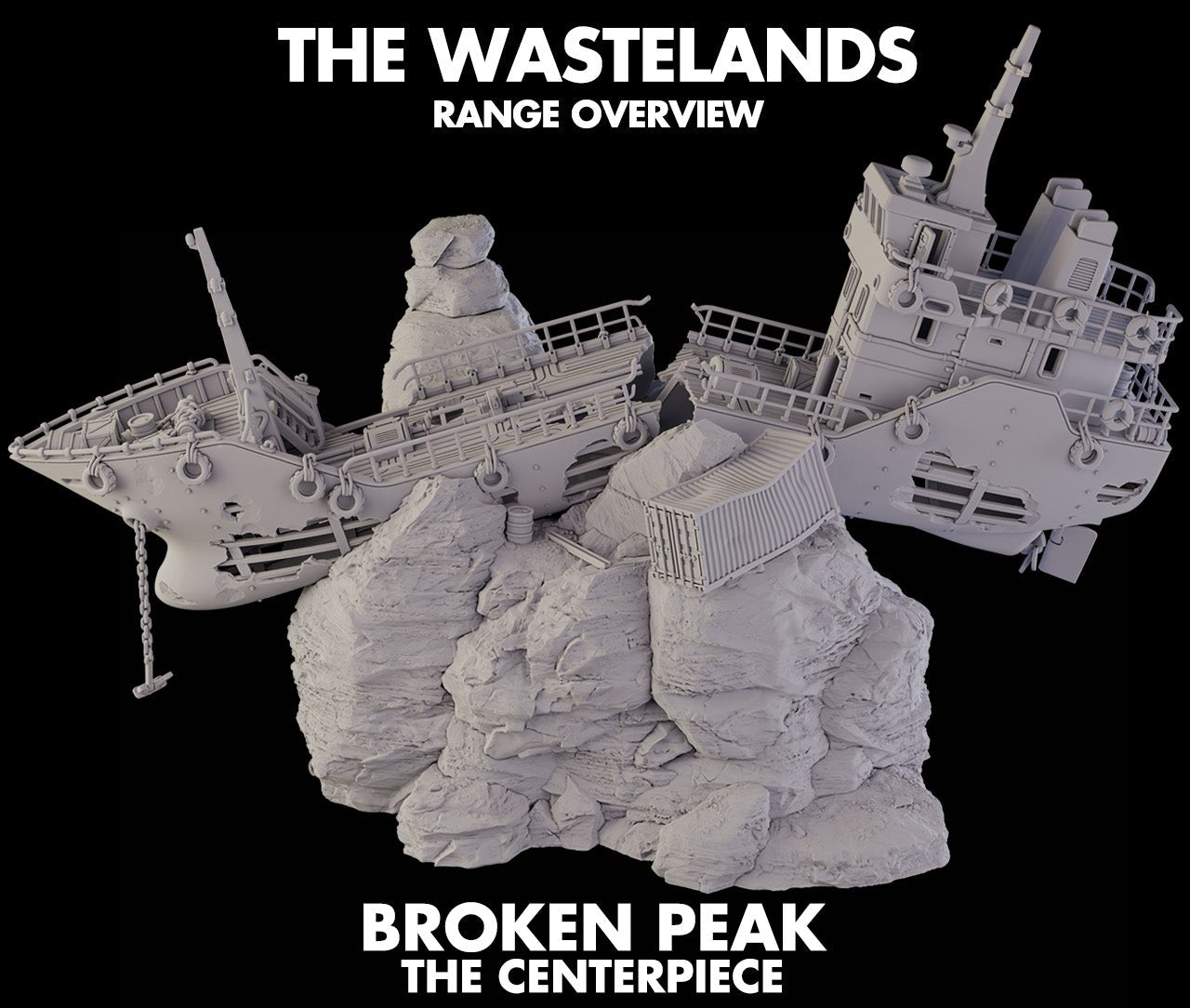 Broken Peak - Miniature Terrain Set