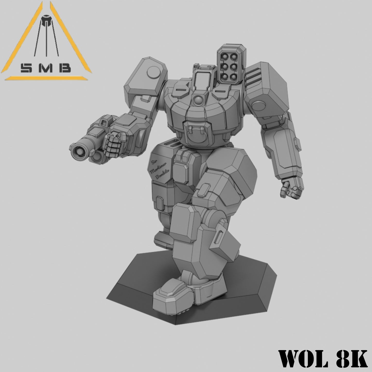 Wol8K - Alternate Battletech Model - By Sir Mortimer Bombito
