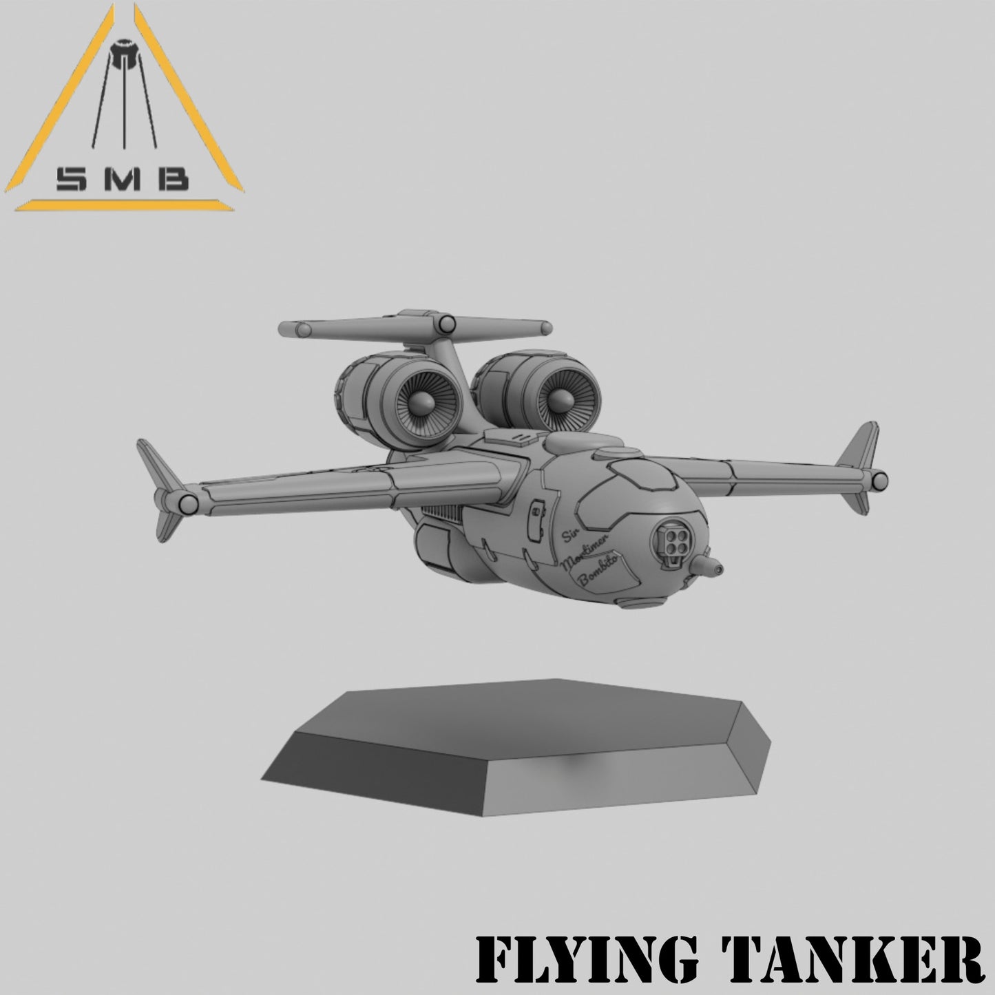 Flying tanker - Alternate Battletech Model - By Sir Mortimer Bombito