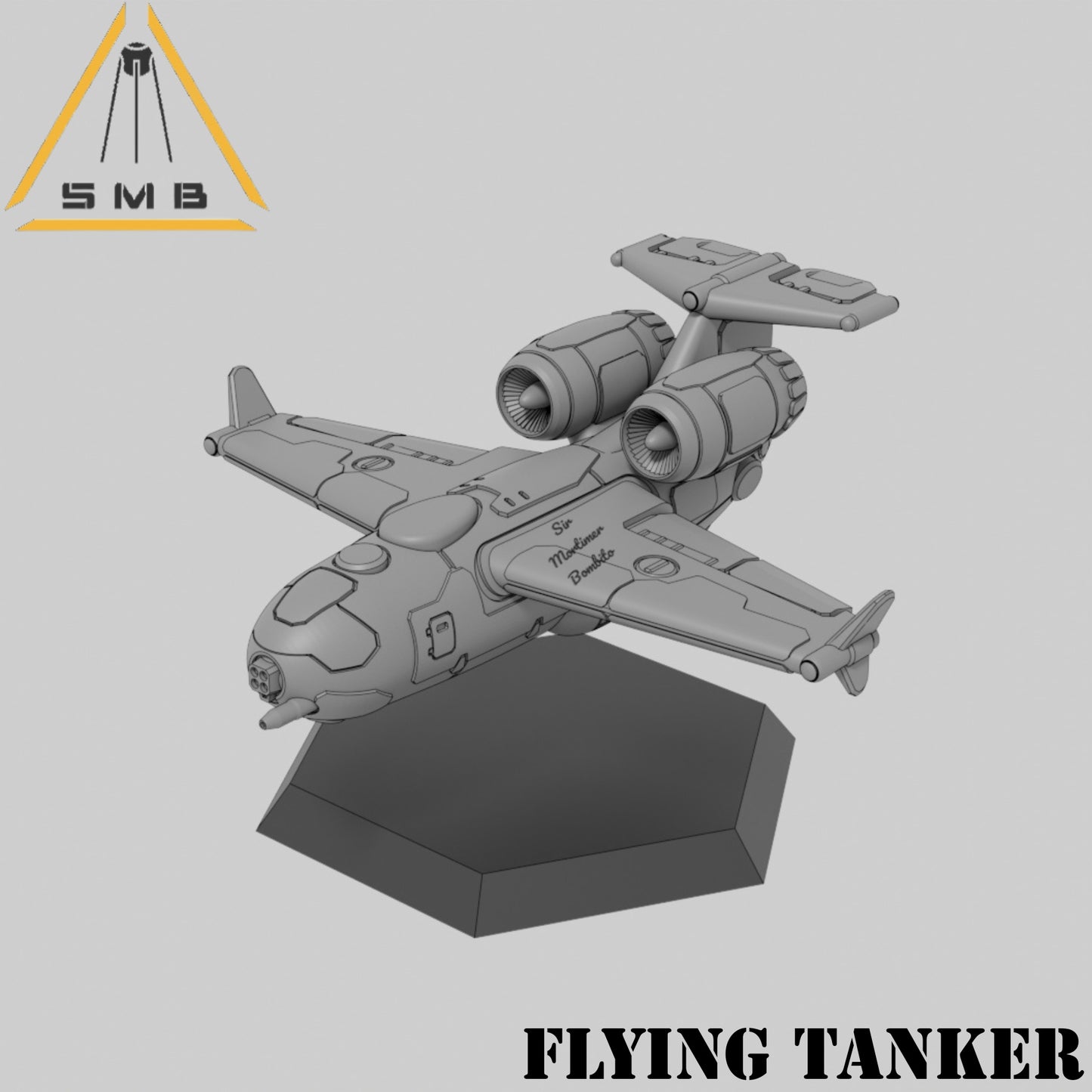 Flying tanker - Alternate Battletech Model - By Sir Mortimer Bombito