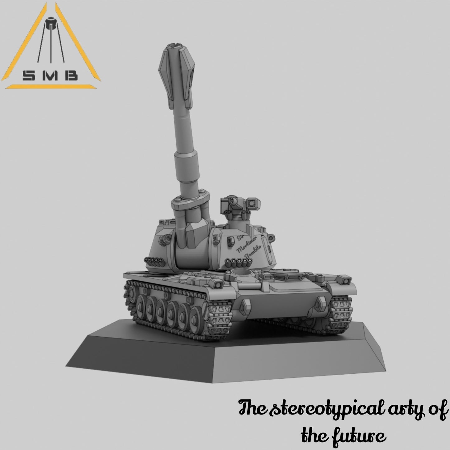 The stereotypical arty of the future - Alternate Battletech Model - By Sir Mortimer Bombito