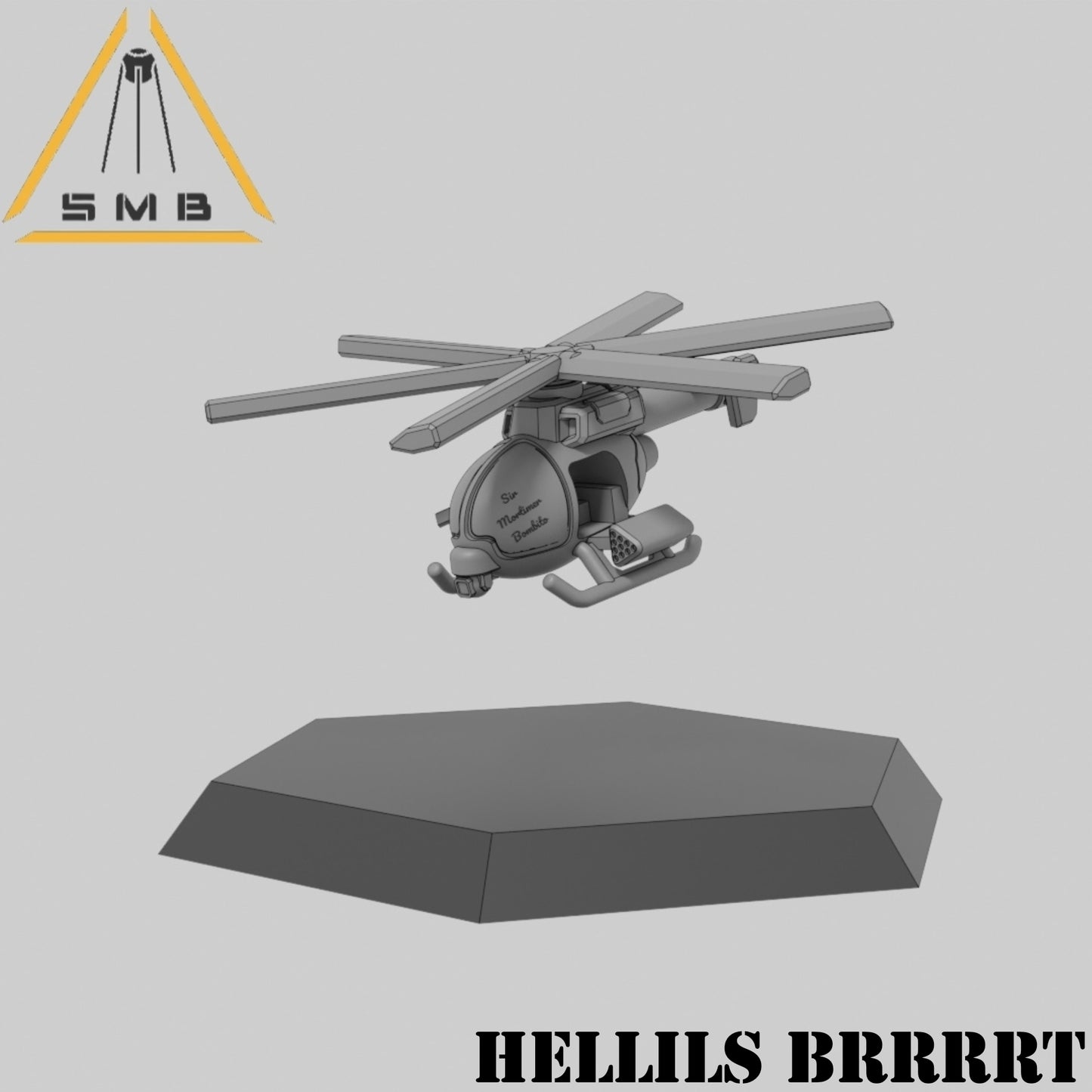 HelliLS Brrrt - Alternate Battletech Model - By Sir Mortimer Bombito