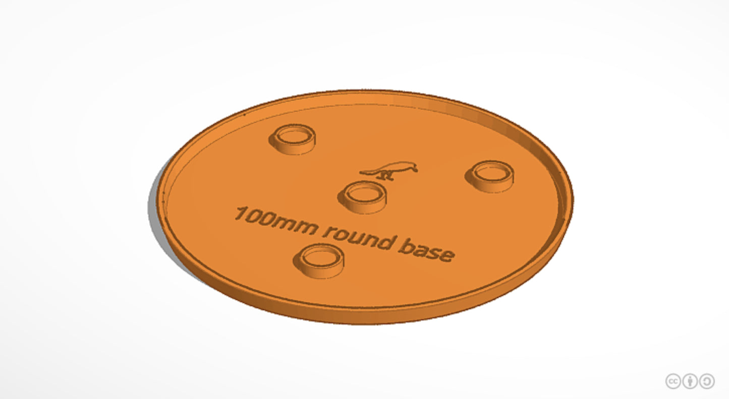 Round magnetizable Bases by Raven miniatures