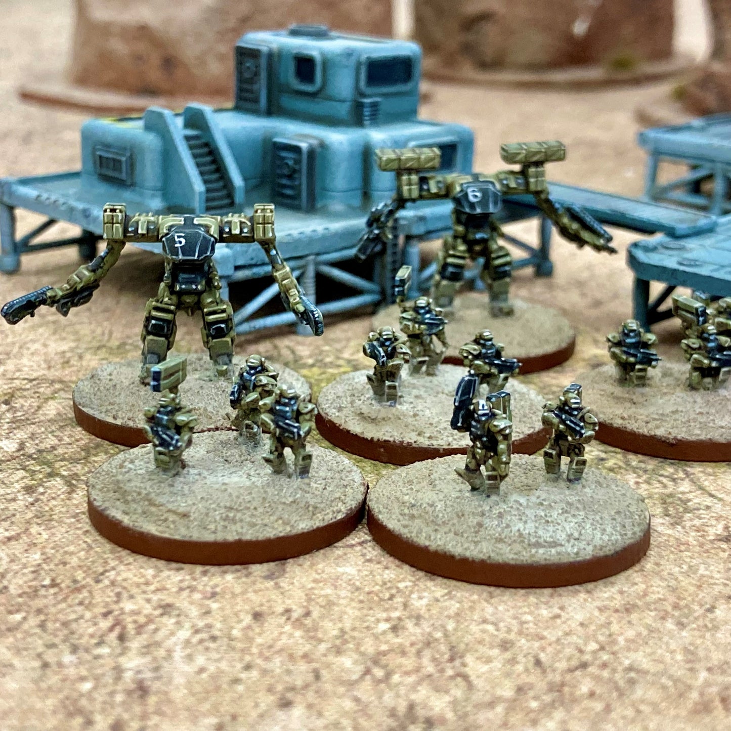 Starship Troopers Advanced Power Armoured Mobile Infantry - 6mm/8mm Epic - Crow Industries