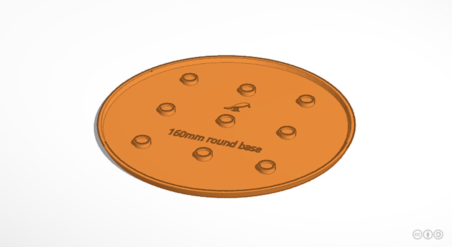 Round magnetizable Bases by Raven miniatures