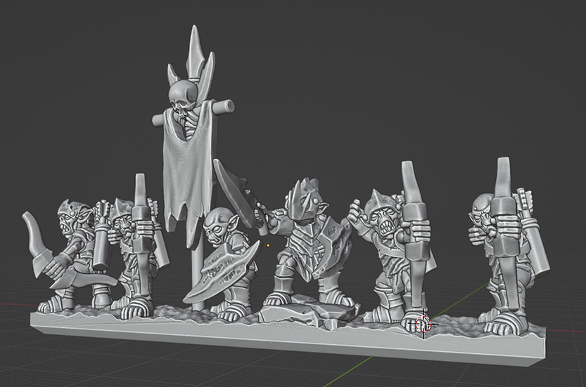Goblin Army - 10mm - By Rok Minis & Wakes Emporium