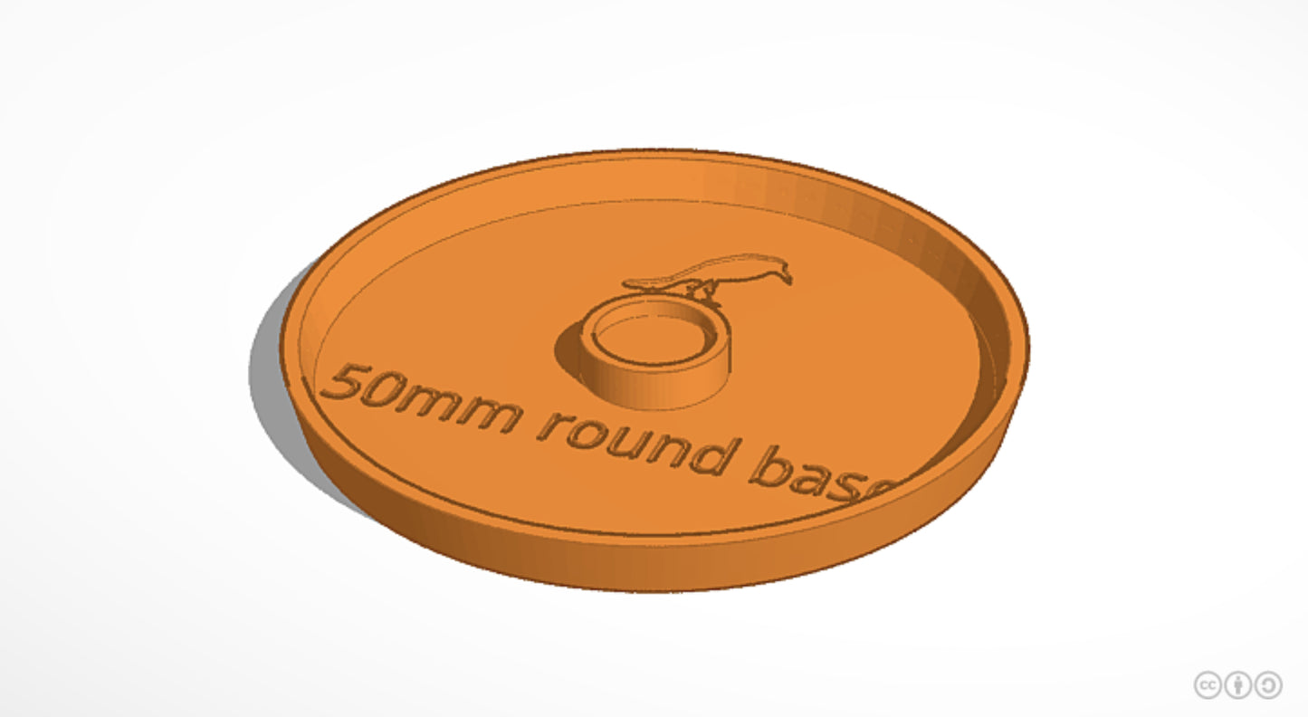 Round magnetizable Bases by Raven miniatures