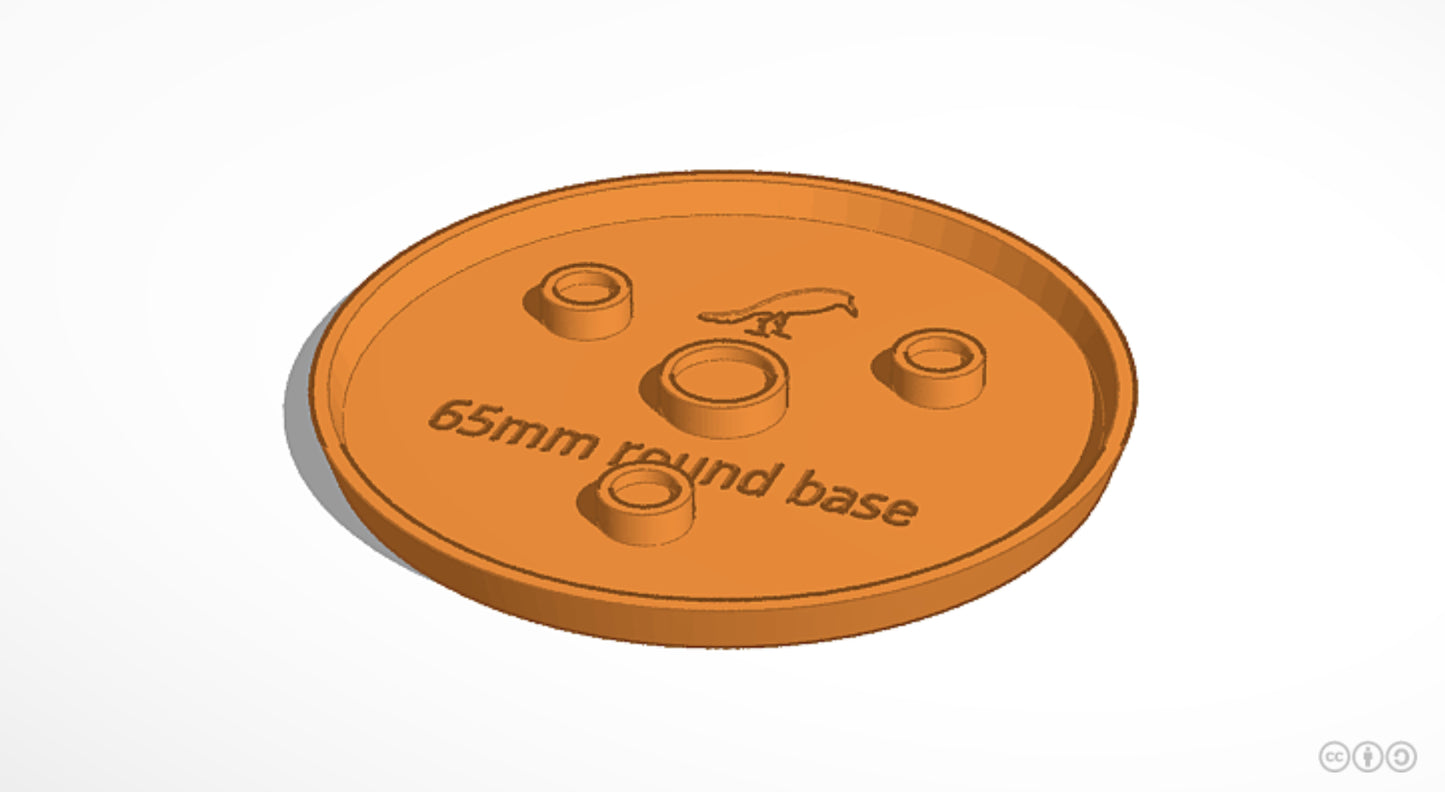 Round magnetizable Bases by Raven miniatures