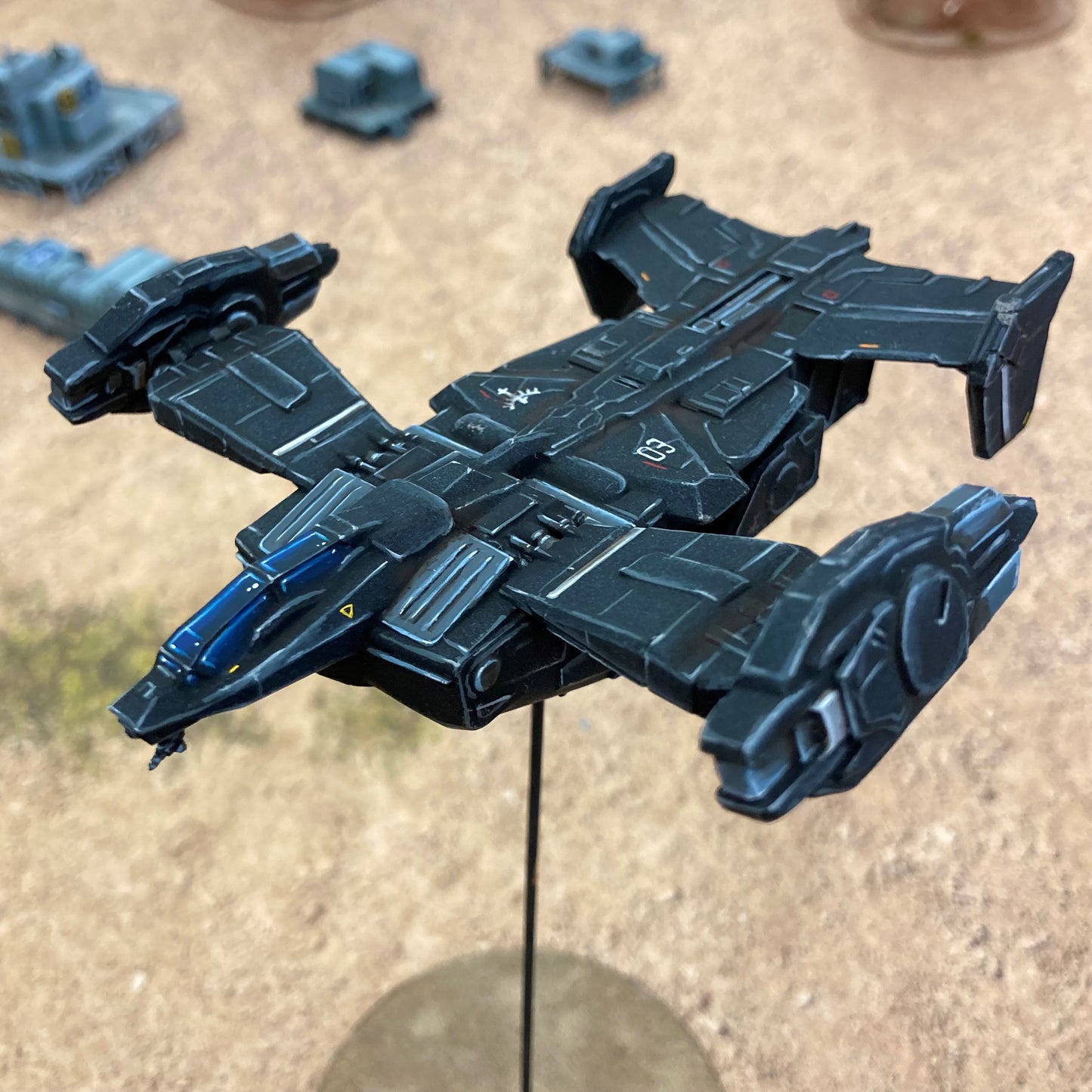 Starship Troopers MK2 Retrieval Boat / ship - 6mm/8mm Epic - Crow Industries