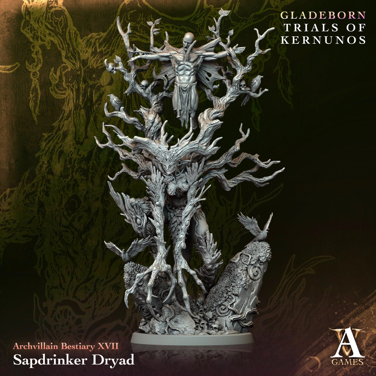 Gladeborn Trials of Kernunos Sapdrinker Dryad - Archvillian Games