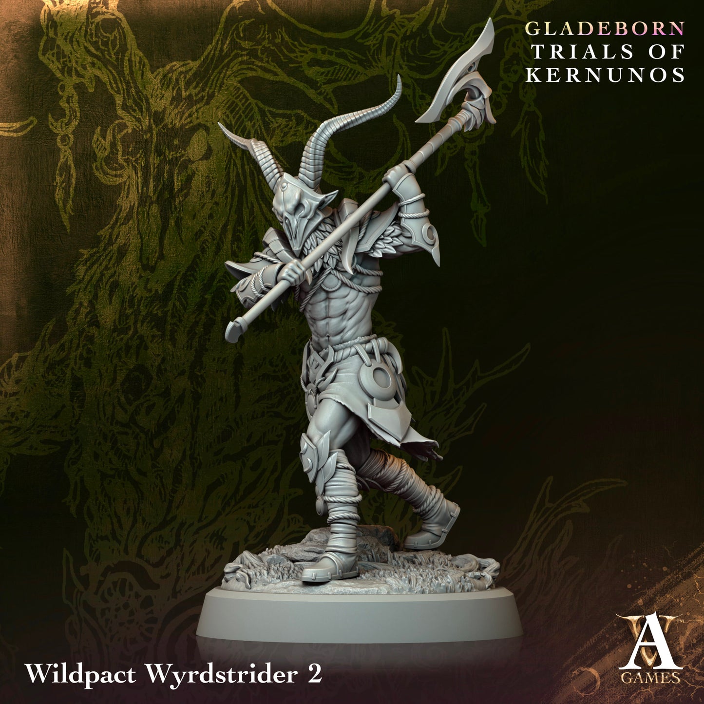 Gladeborn Trials of Kernunos wyrdstrider - Archvillian Games