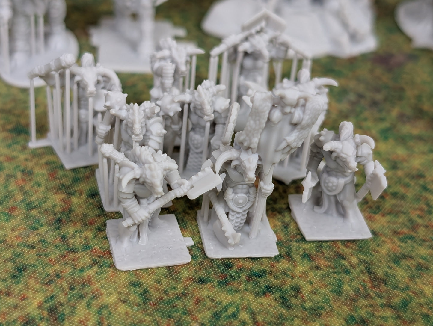 Beastmen Army By Green Skin Miniatures - 10mm Miniatures