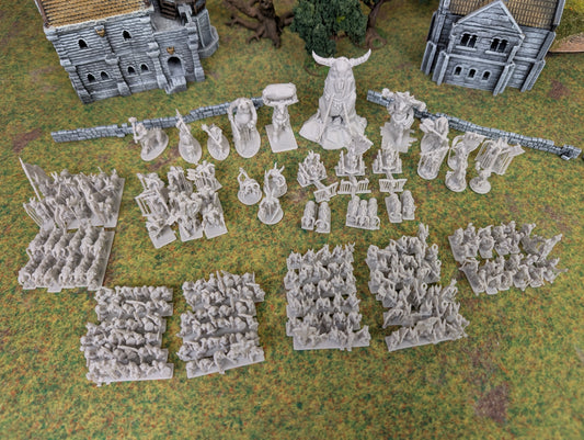 Beastmen Army By Green Skin Miniatures - 10mm Miniatures