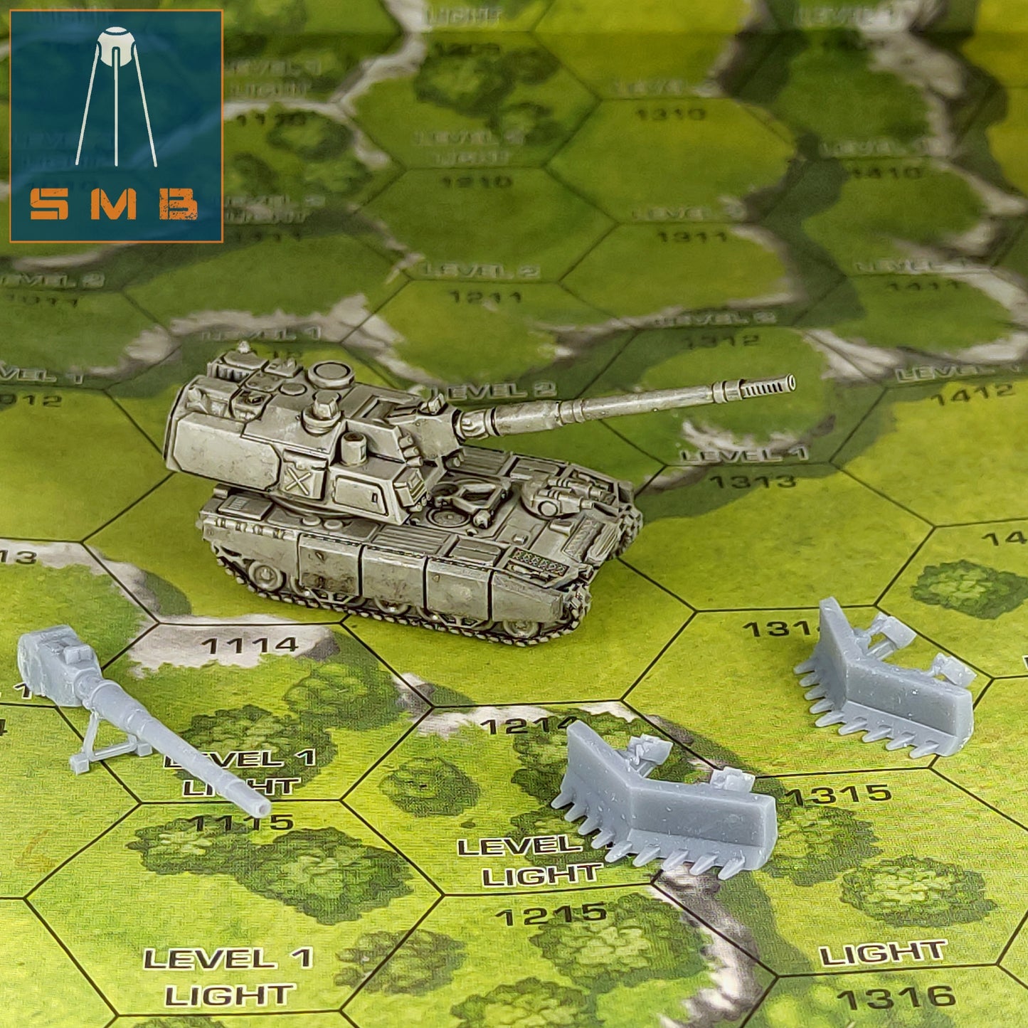 Leopard3A11 Howitzer - Alternate Battletech Model - By Sir Mortimer Bombito