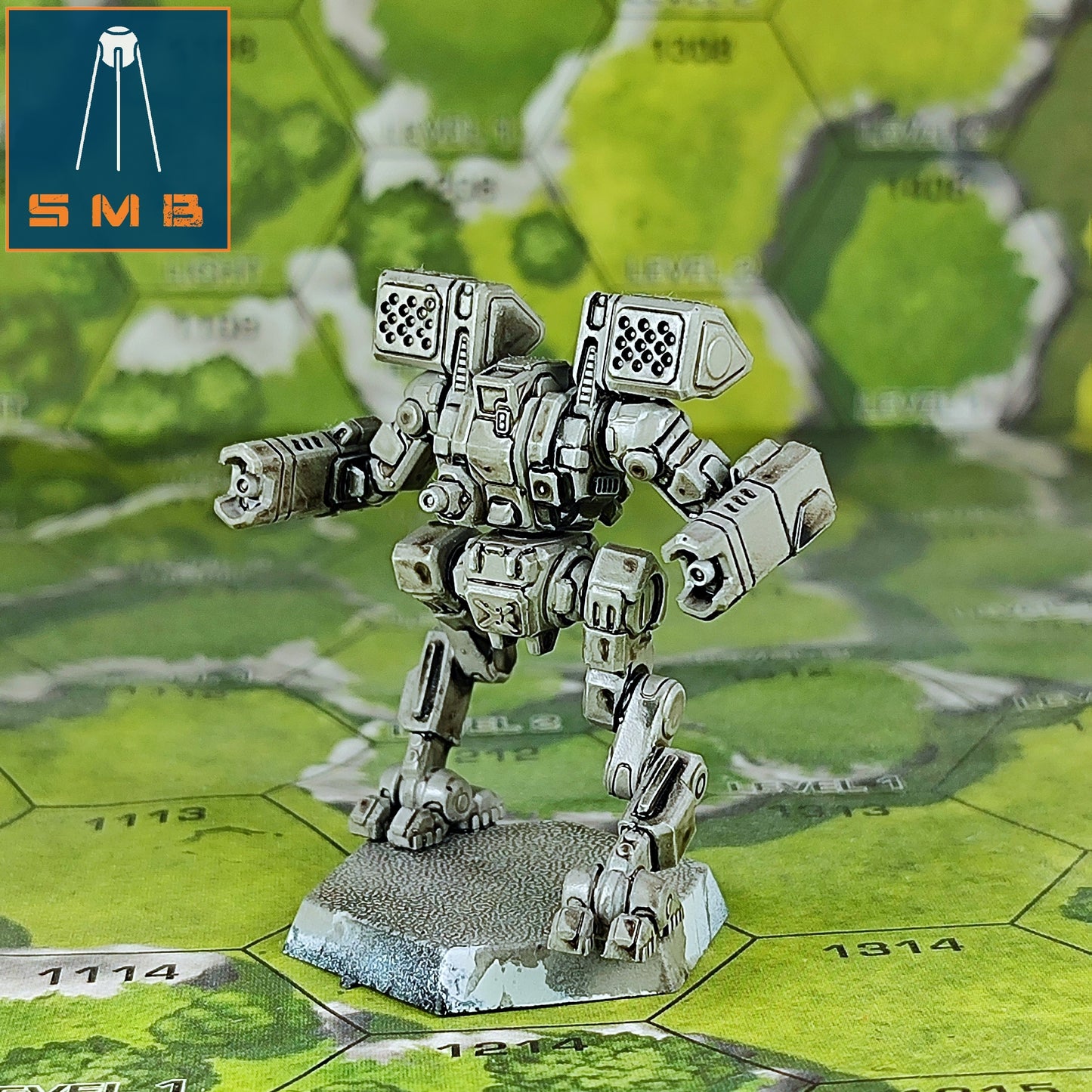 Arktik Wolk 2 ModP - Alternate Battletech Model - By Sir Mortimer Bombito