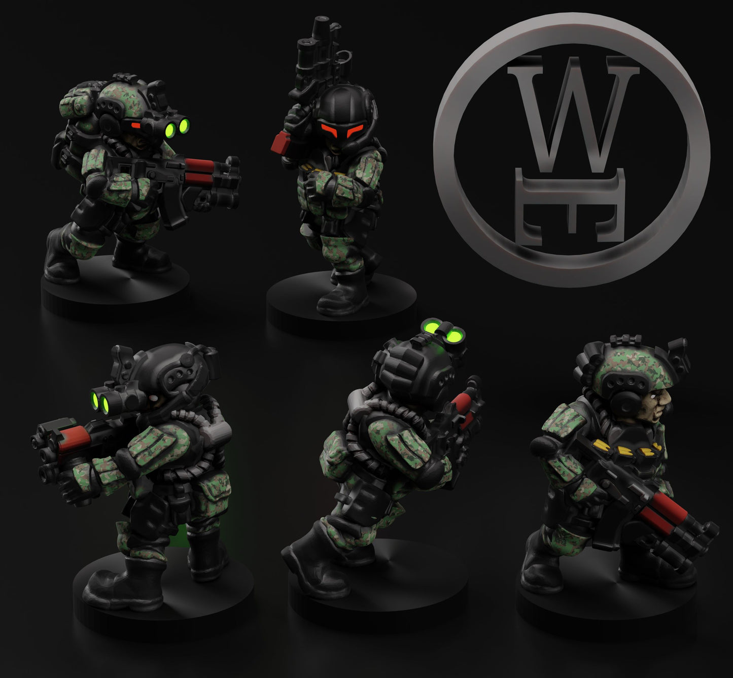 Reaztivyk Exclusion Zone Mercs - 6mm/8mm Epic - Wakes Emporium