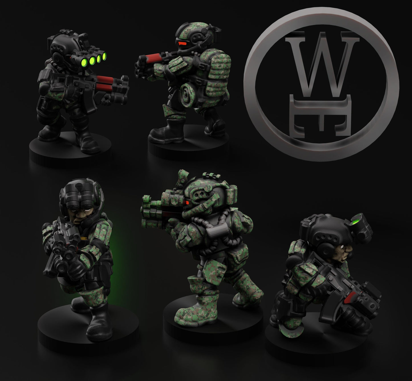 Reaztivyk Exclusion Zone Mercs - 6mm/8mm Epic - Wakes Emporium