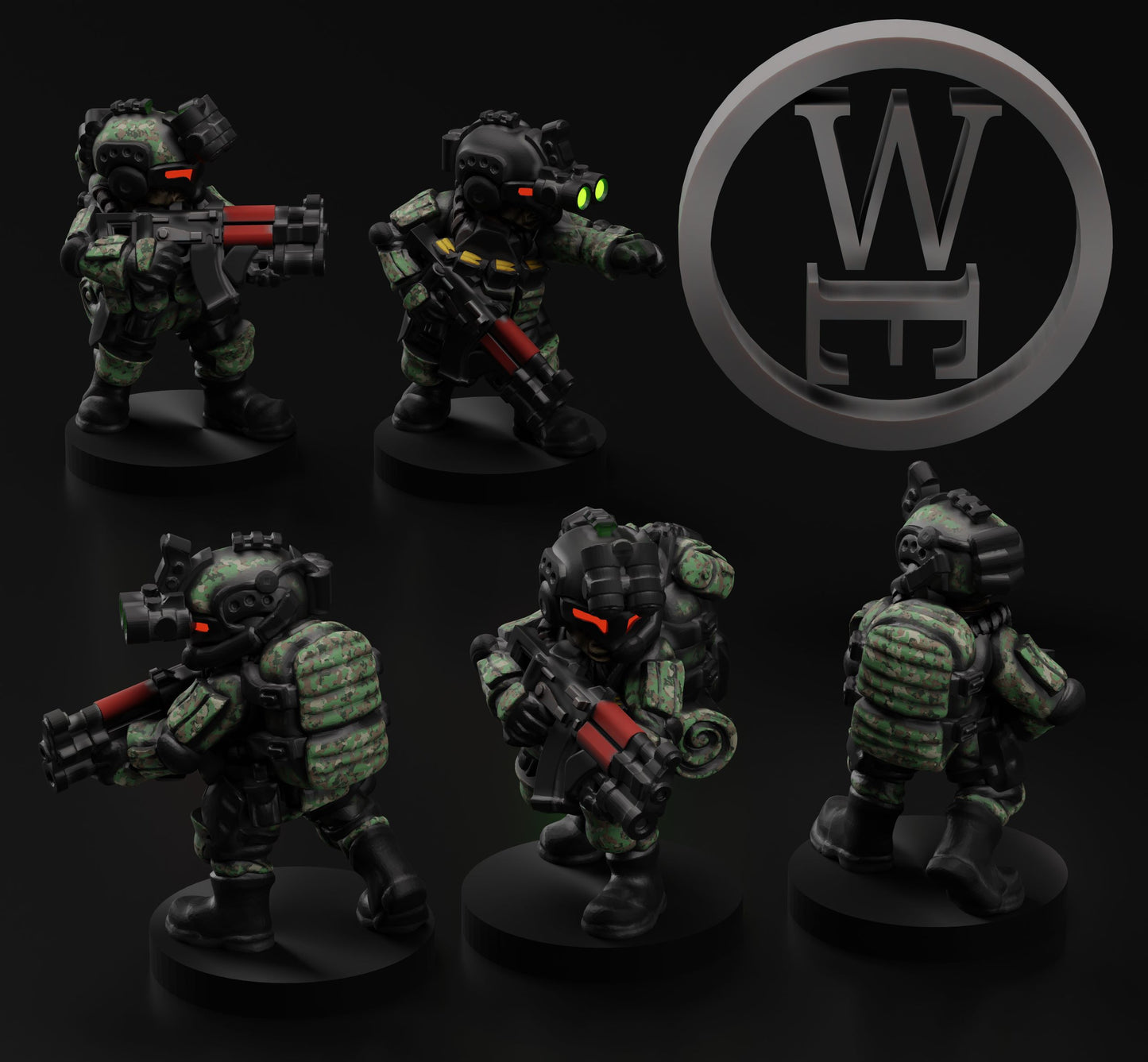 Reaztivyk Exclusion Zone Mercs - 6mm/8mm Epic - Wakes Emporium