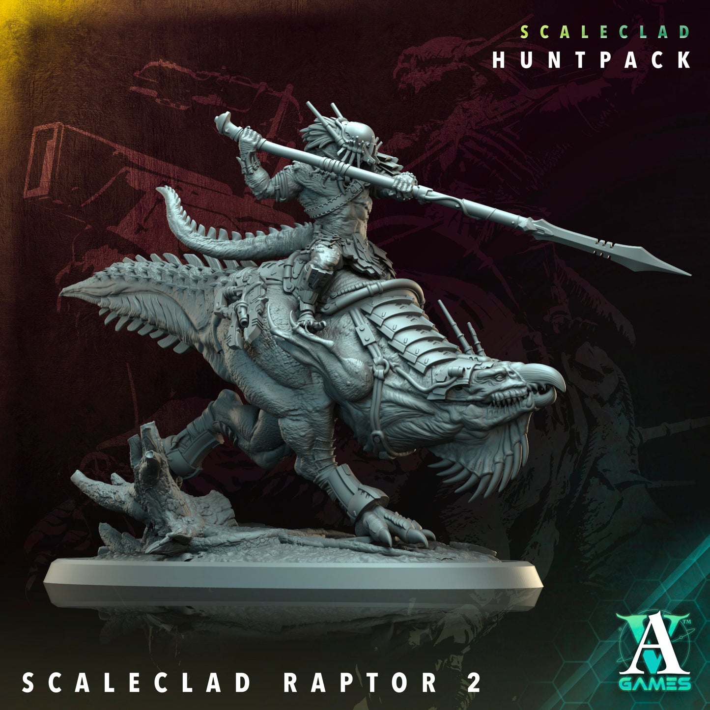 Scaleclad Huntpack Raptor Riders - Archvillian Games
