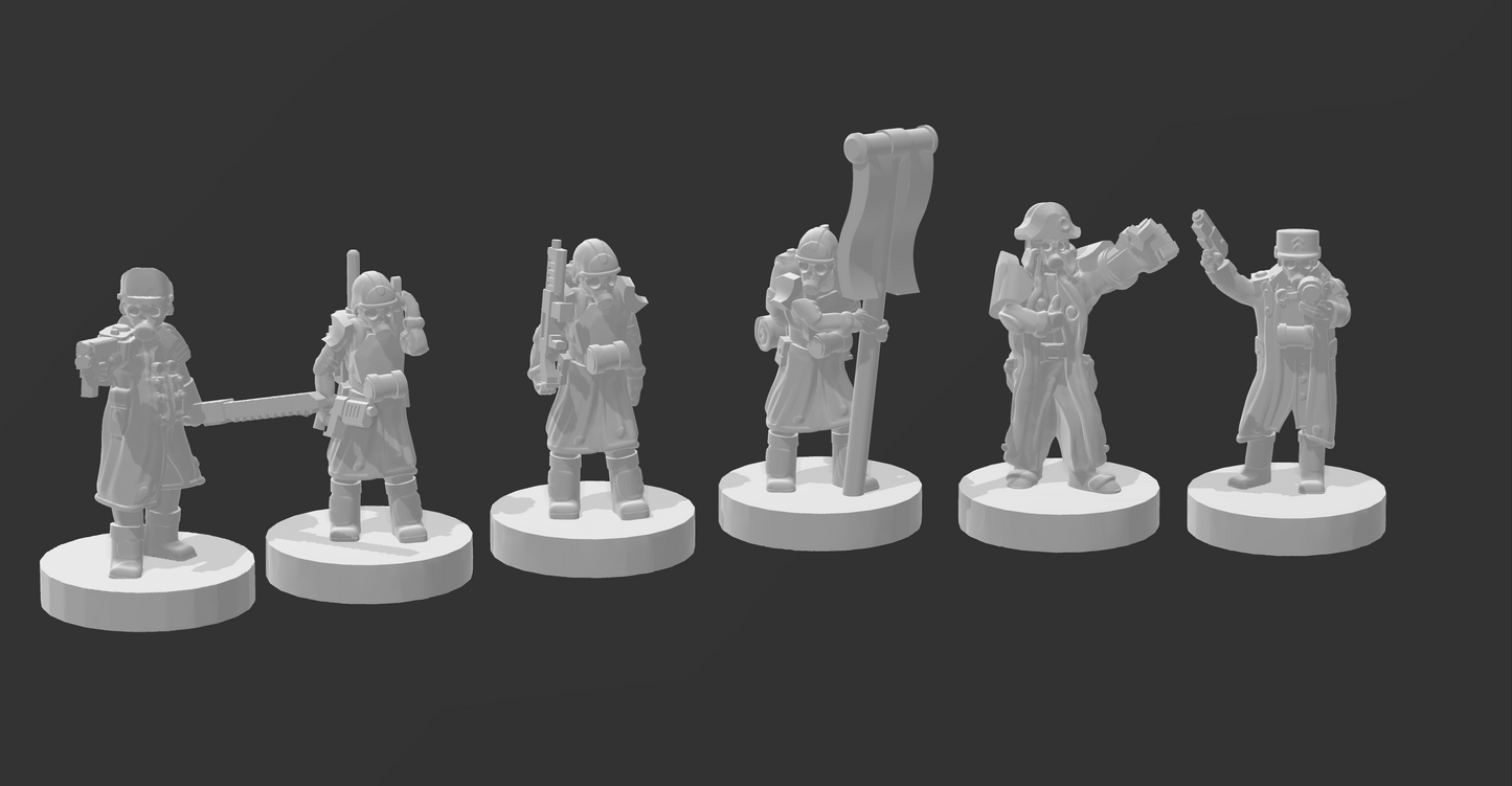 Legion of Cendre Command - 6mm/8mm - Bishok