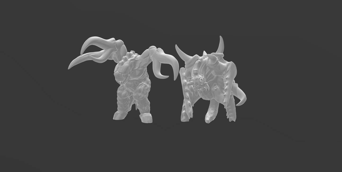 Cursed Legion of Cendre Minor Hell Demons - 6mm/8mm - Bishok
