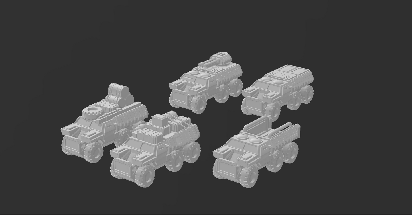 Legion of Cendre Trucks - 6mm/8mm - Bishok