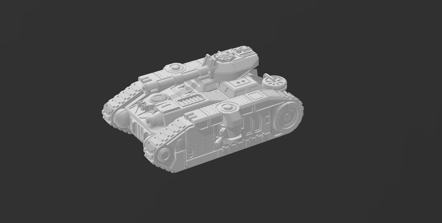 Legion of Cendre Heavy Battle Cannon Tank - 6mm/8mm - Bishok