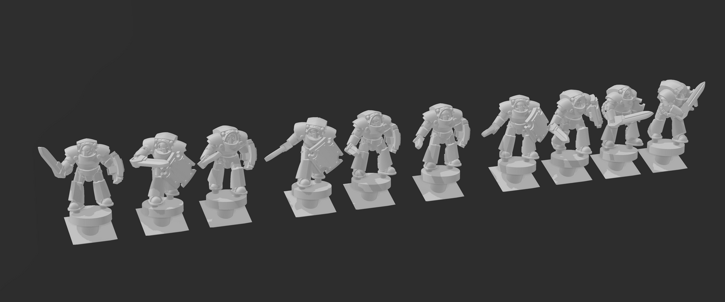 Terminus Tartars Crusaders with shields - 6mm/8mm