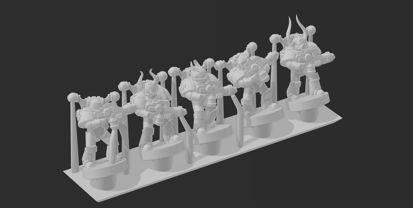Chaotic Crusaders special weapons - 6mm/8mm