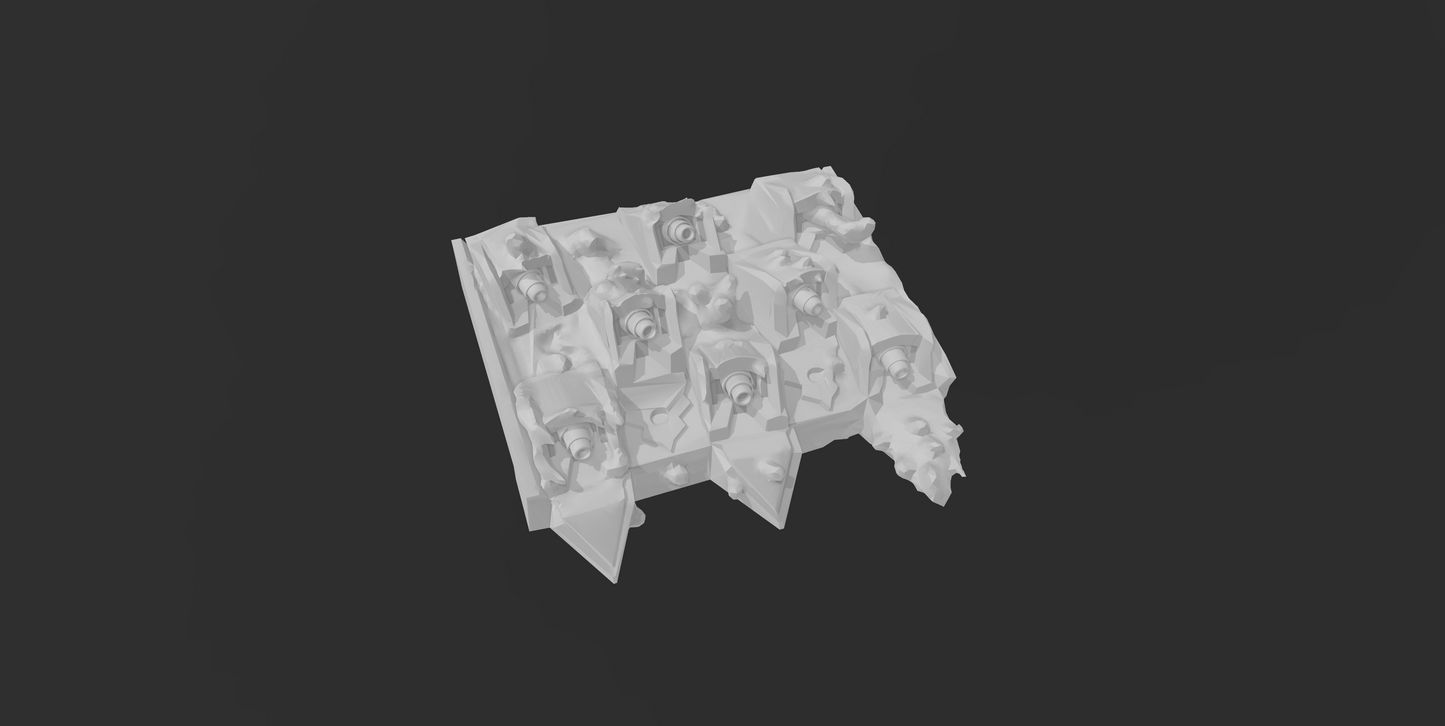 Mustard Class Light Cruiser Plague Cathedral Fleet - Nofixedforge