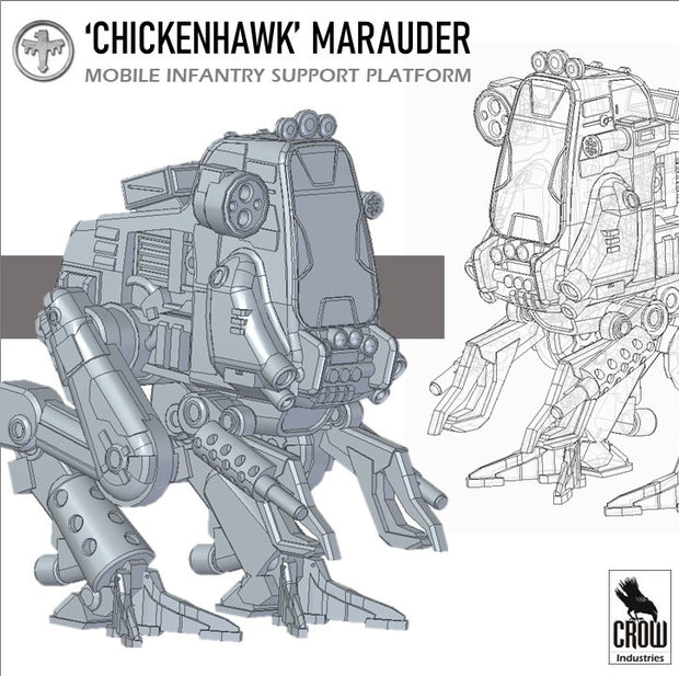 Starship Troopers Chickenhawk Marauders - 6mm/8mm Epic - Crow Industries
