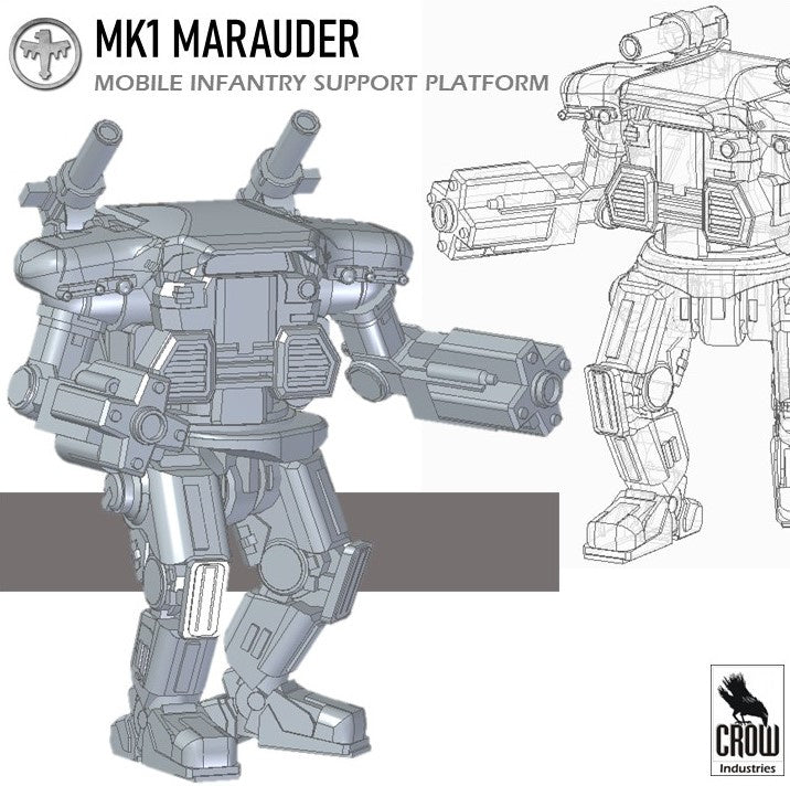 Starship Troopers Mk1 Marauders - 6mm/8mm Epic - Crow Industries