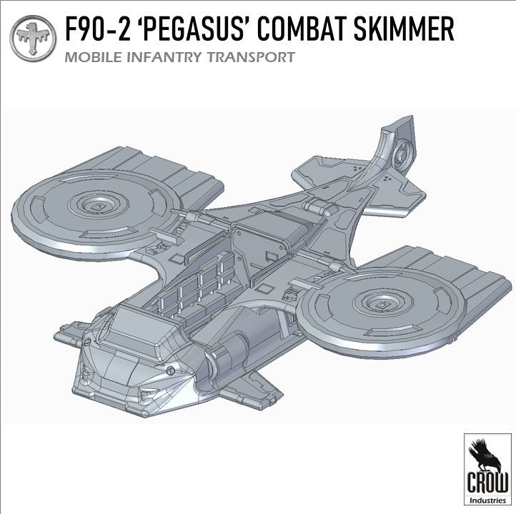 Starship Troopers F90-2 Combat Skimmer - 6mm/8mm Epic - Crow Industries