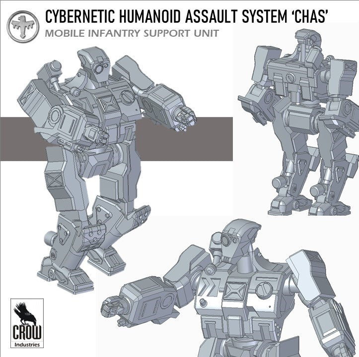 Starship Troopers "Chas" assault unit - 6mm/8mm Epic - Crow Industries