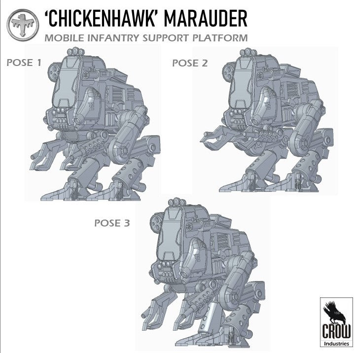 Starship Troopers Chickenhawk Marauders - 6mm/8mm Epic - Crow Industries