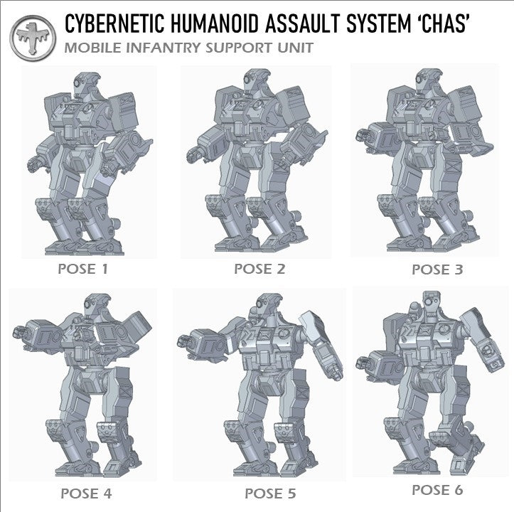 Starship Troopers "Chas" assault unit - 6mm/8mm Epic - Crow Industries
