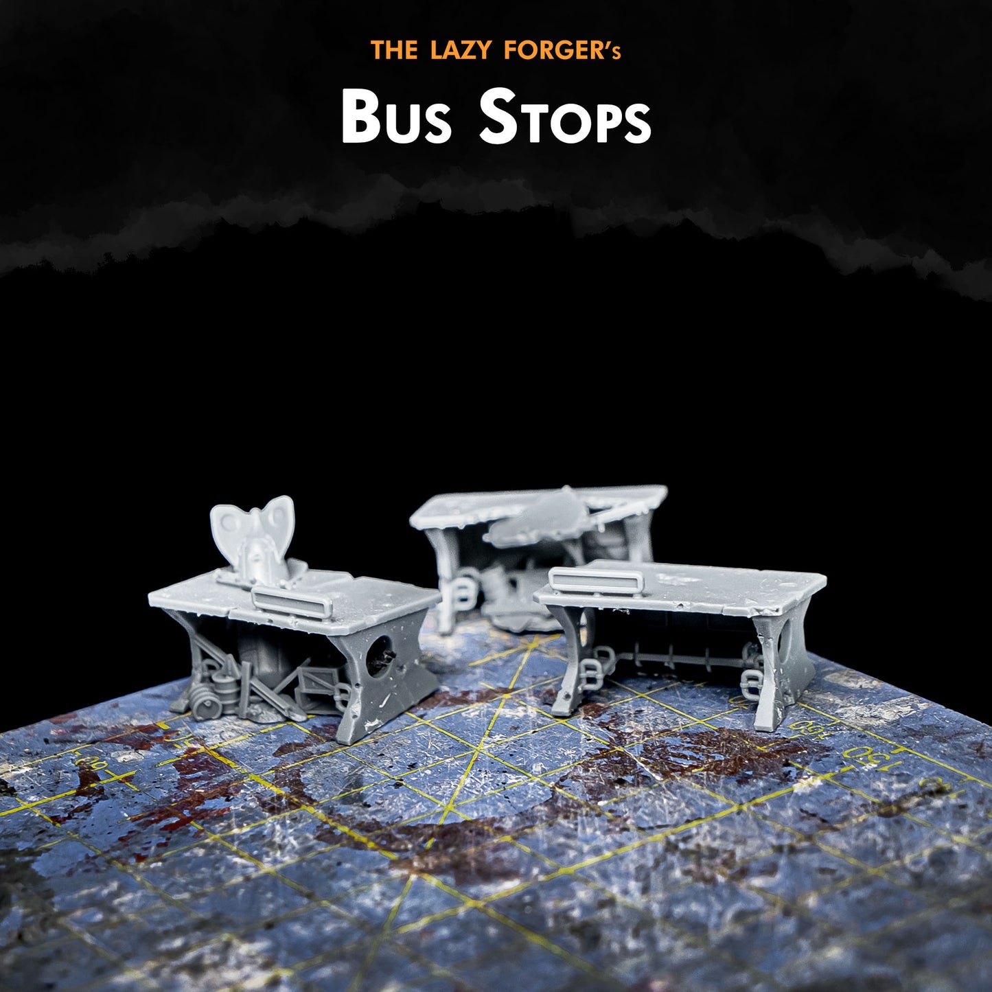 Bus stops - Miniature Terrain Set