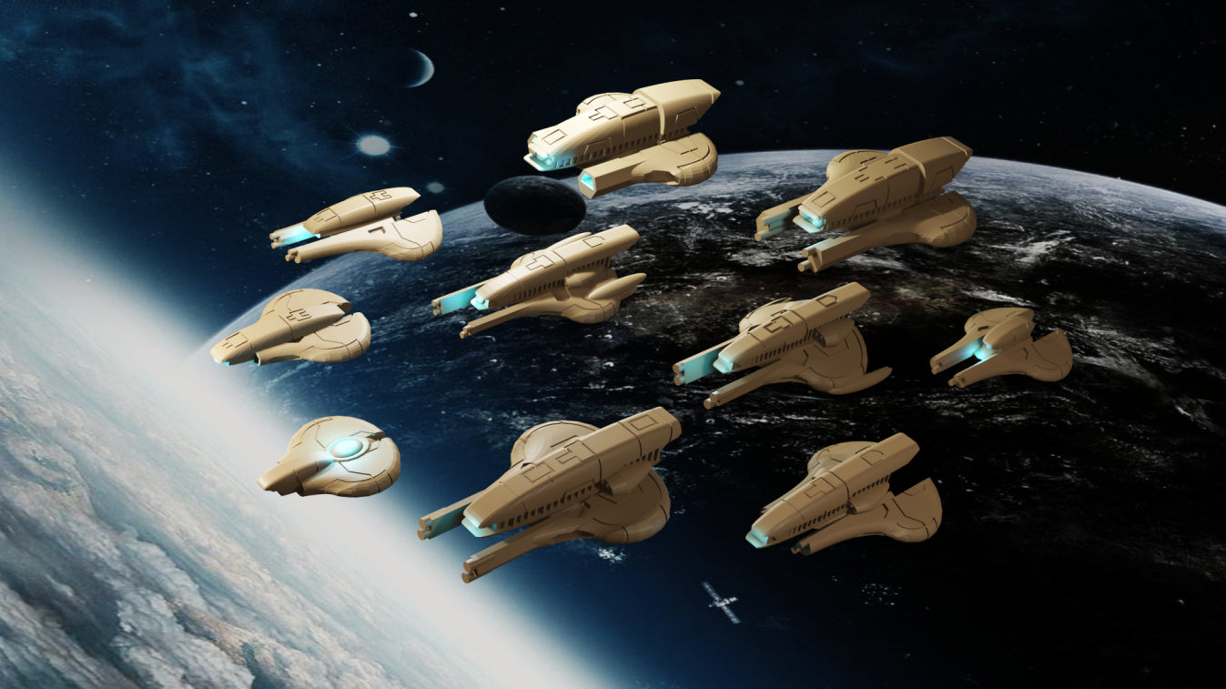 Sentient Union - Grand Fleet Admiral Tabletop - 1/5000 Scale