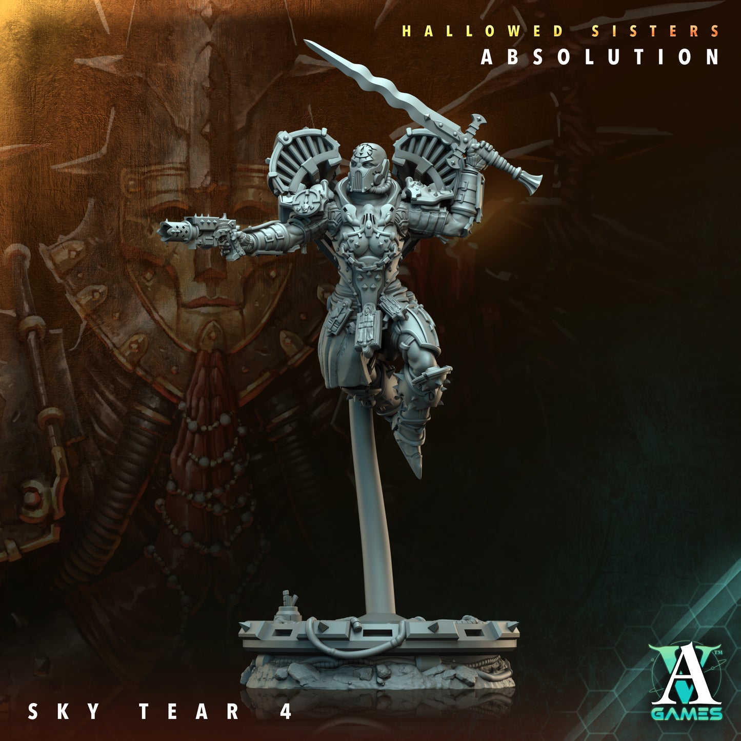Hallowed Sisters Absolution Sky Tear - Archvillian Games