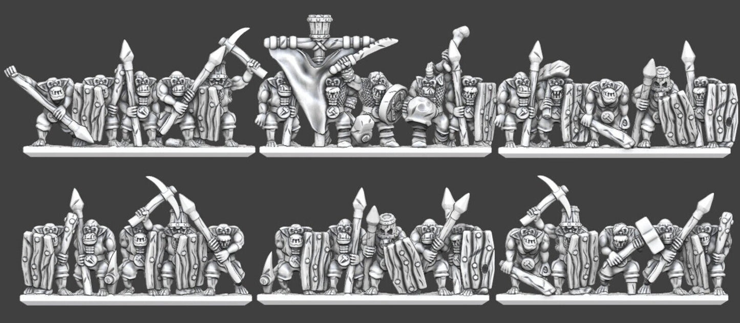 Magma Dwarf Army - 10mm