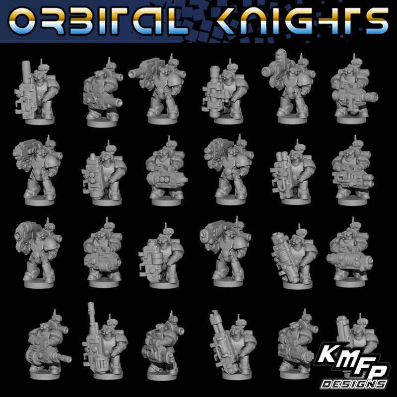 Orbital Knights Heavy Weapons - 6mm/8mm