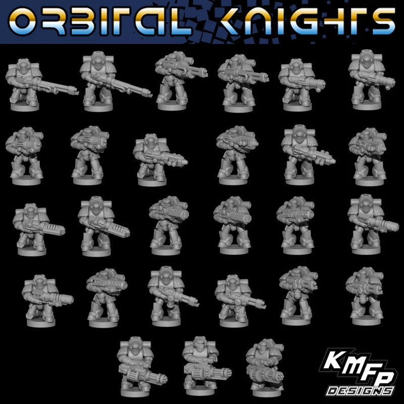 Orbital Knights Specialist Weapons set - 6mm/8mm