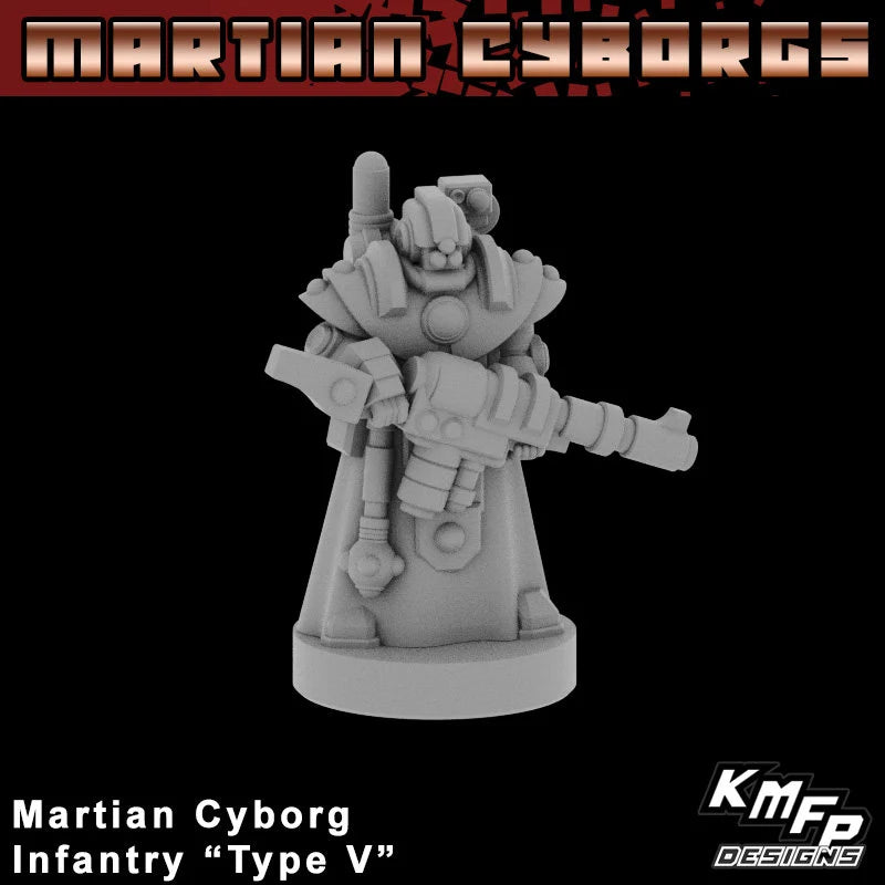 Mars Cyborgs Infantry Type V - 6mm/8mm