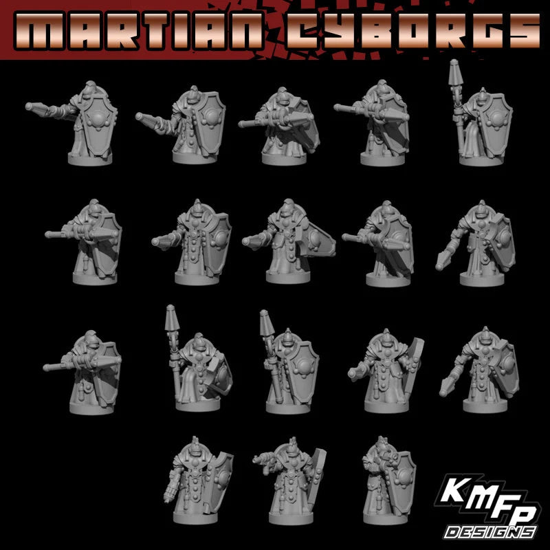 Mars Cyborgs Type H and Type P - 6mm/8mm