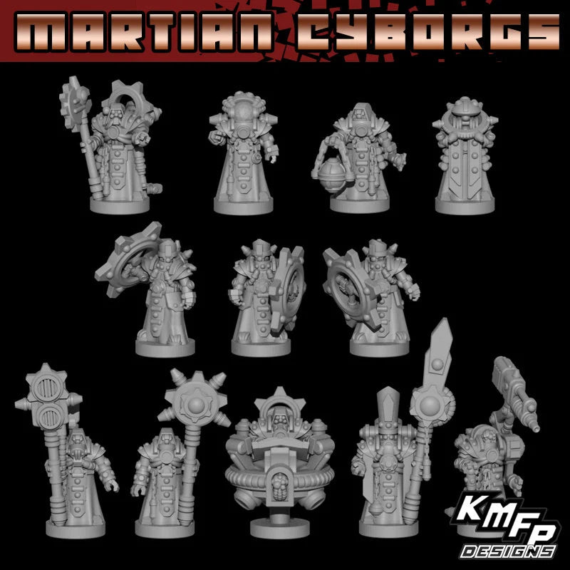 Mars Cyborgs Auxilary Command - 6mm/8mm