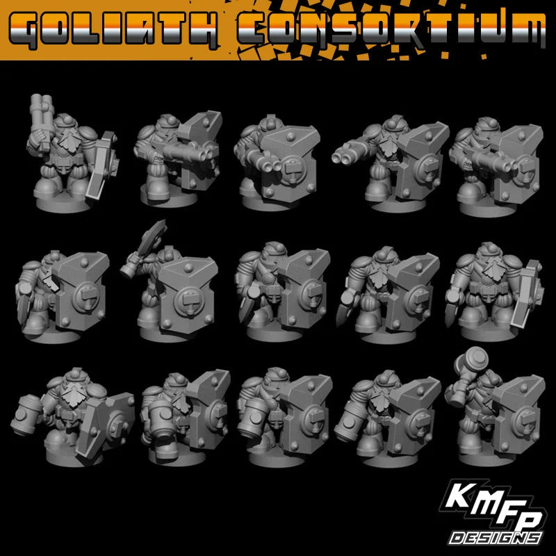 Goliath Consortium Shield Brothers Infantry - 6mm/8mm
