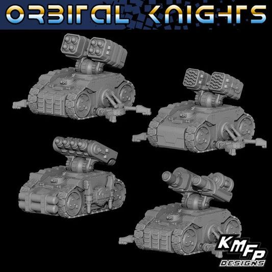 Orbital Knights Artillery Tanks - 6mm/8mm