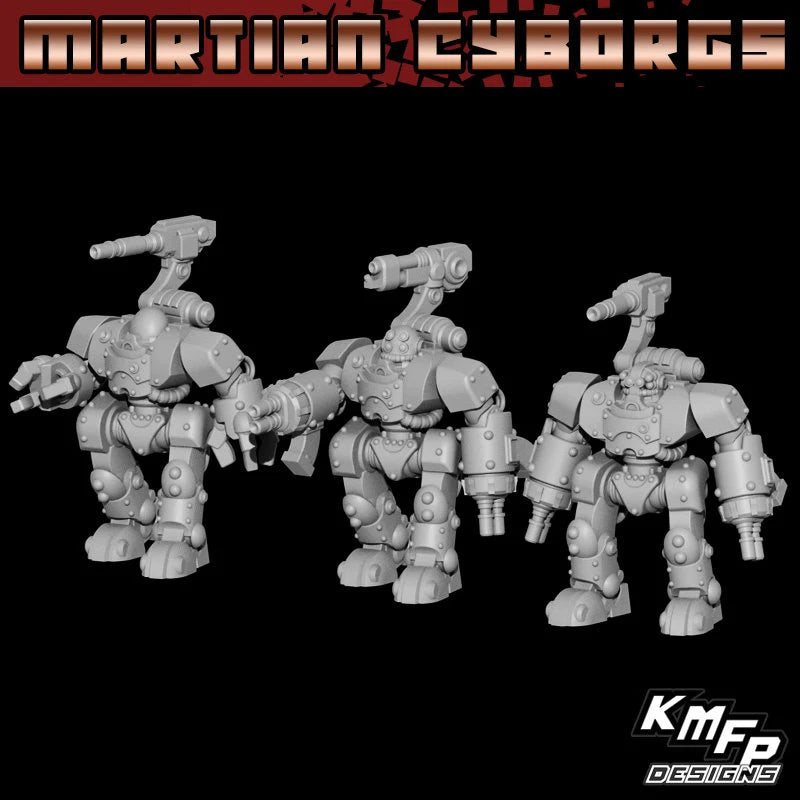Mars Cyborgs Battle Robots - 6mm/8mm