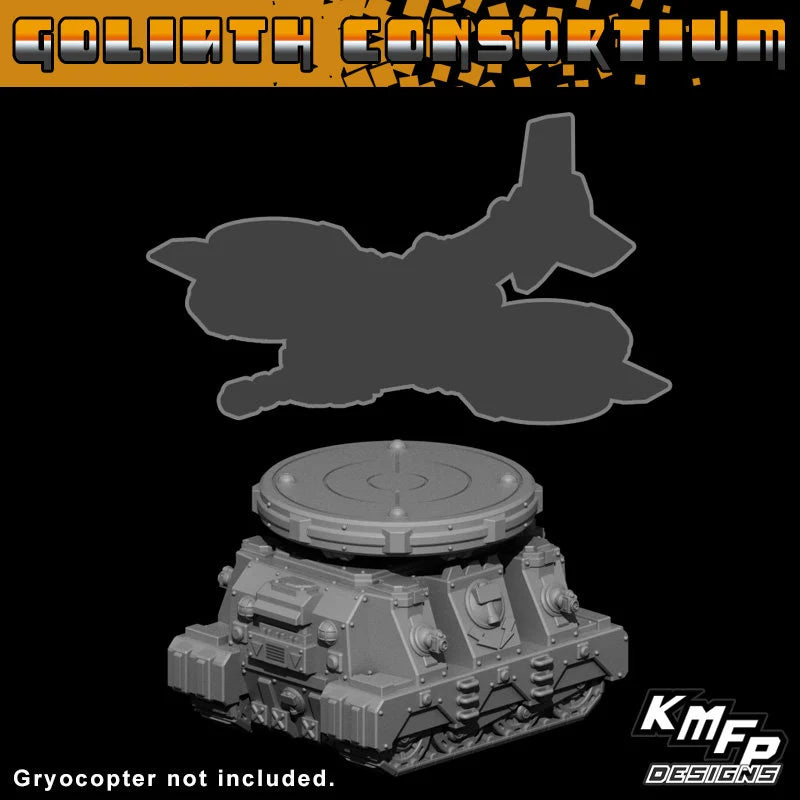Goliath Consortium Battle Locomotive Cars - 6mm/8mm