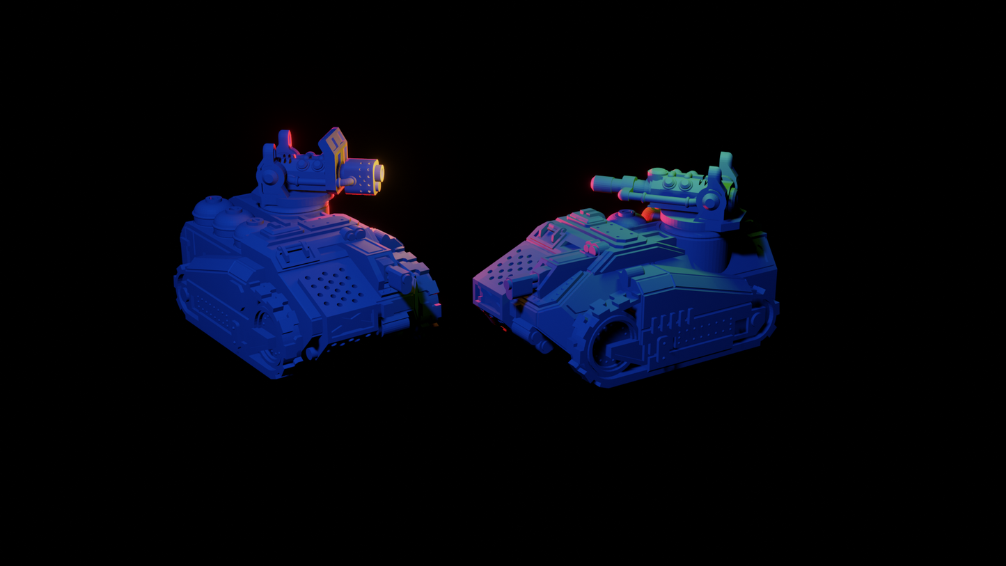 Legion of Cendre Flamethrower Tank - 6mm/8mm - Bishok